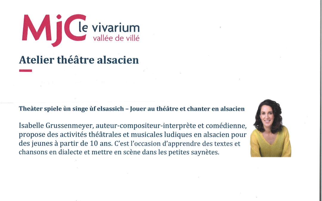 Atelier théâtre alsacien